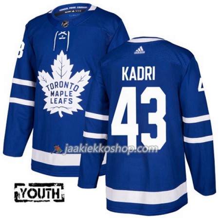 Lapsille NHL Toronto Maple Leafs Pelipaita Nazem Kadri 43 Adidas 2017-2018 Sininen Authentic